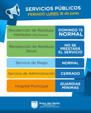LA MUNICIPALIDAD INFORMA