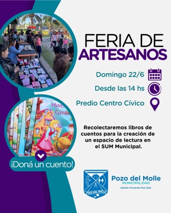 Feria de Artesanos y emprendedores en Pozo del Molle